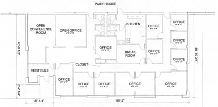 1958 Brandon Ct, Glendale Heights, IL for lease Floor Plan- Image 1 of 1