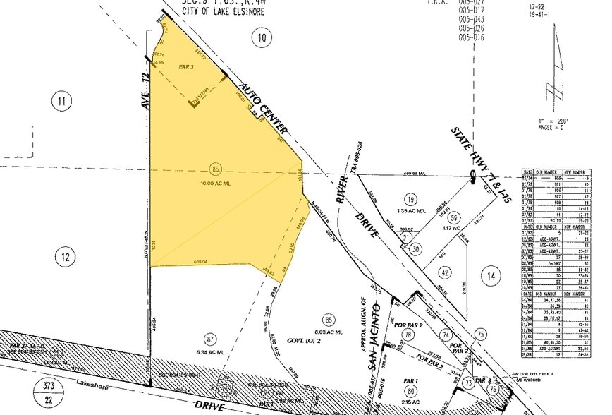 Auto Center Dr - Lake Elsinore, CA, Lake Elsinore, CA for sale - Plat Map - Image 3 of 3