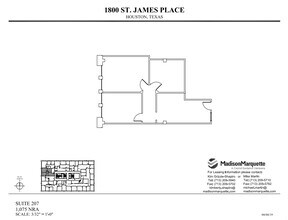 1800 St James Pl, Houston, TX for lease Floor Plan- Image 1 of 1
