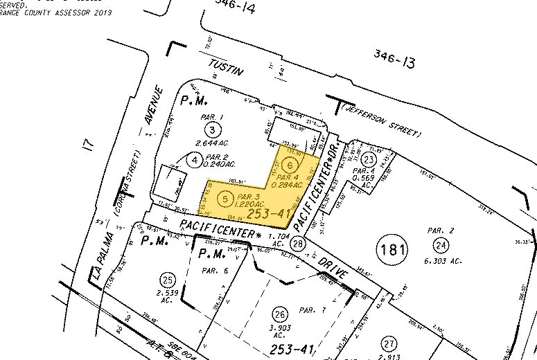 1071 N Tustin Ave, Anaheim, CA for sale - Plat Map - Image 2 of 10