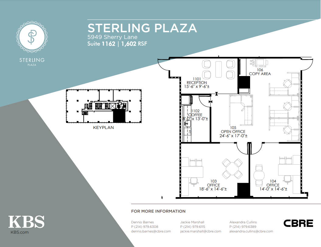 5949 Sherry Ln, Dallas, TX for lease Floor Plan- Image 1 of 1