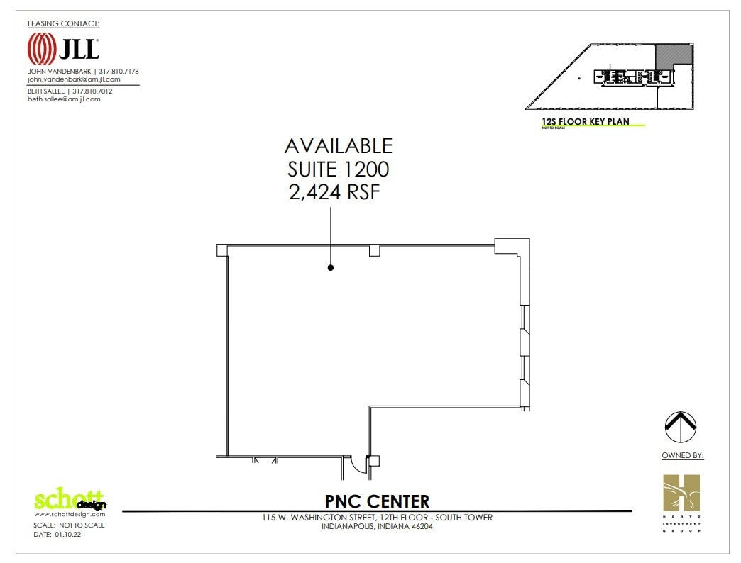 101-115 W Washington St, Indianapolis, IN for lease Floor Plan- Image 1 of 1
