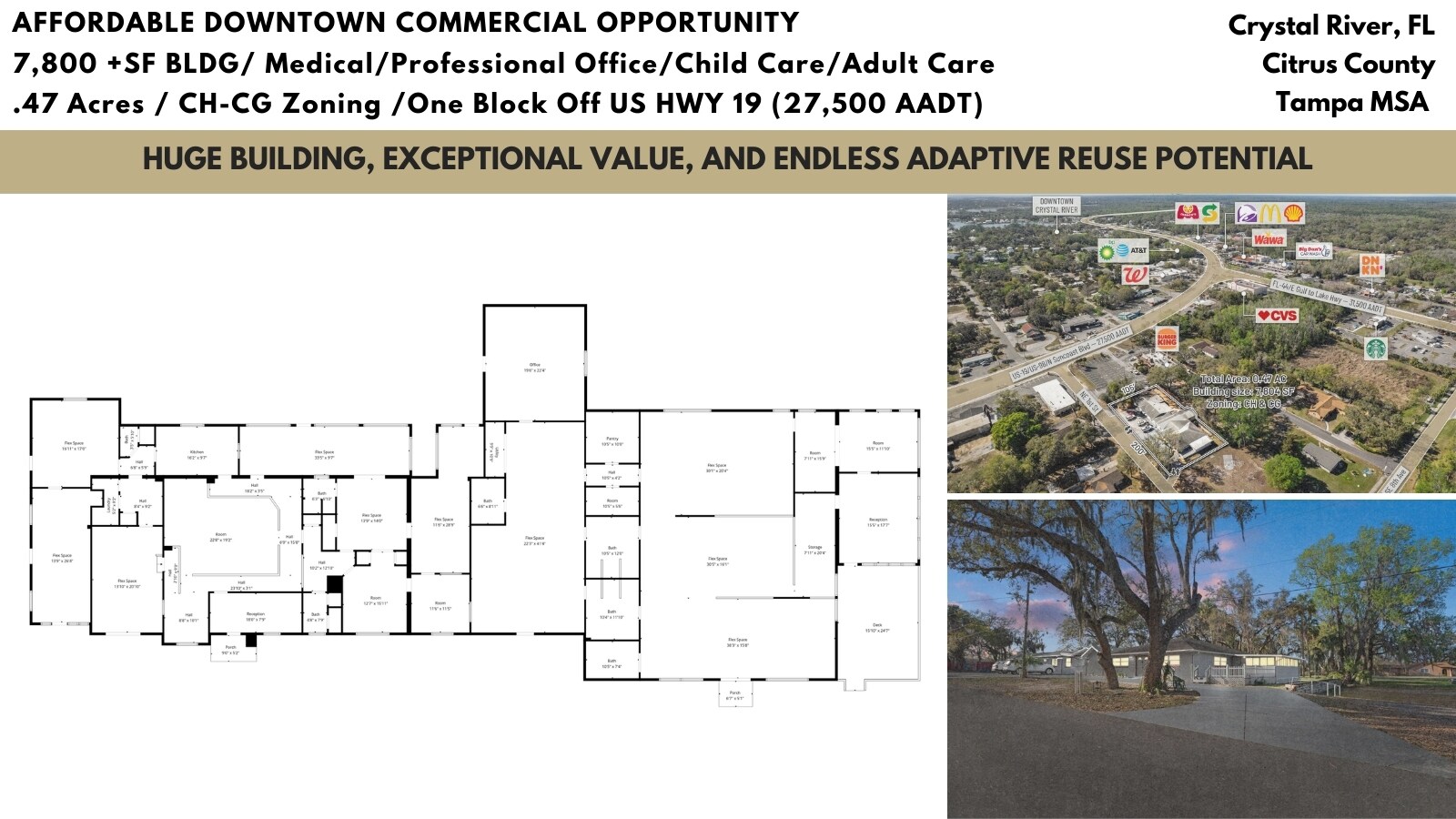 639 NE 1st St, Crystal River, FL à vendre Photo principale- Image 1 de 75