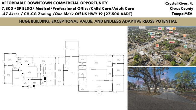Plus de détails pour 639 NE 1st St, Crystal River, FL - Commerce de détail à vendre