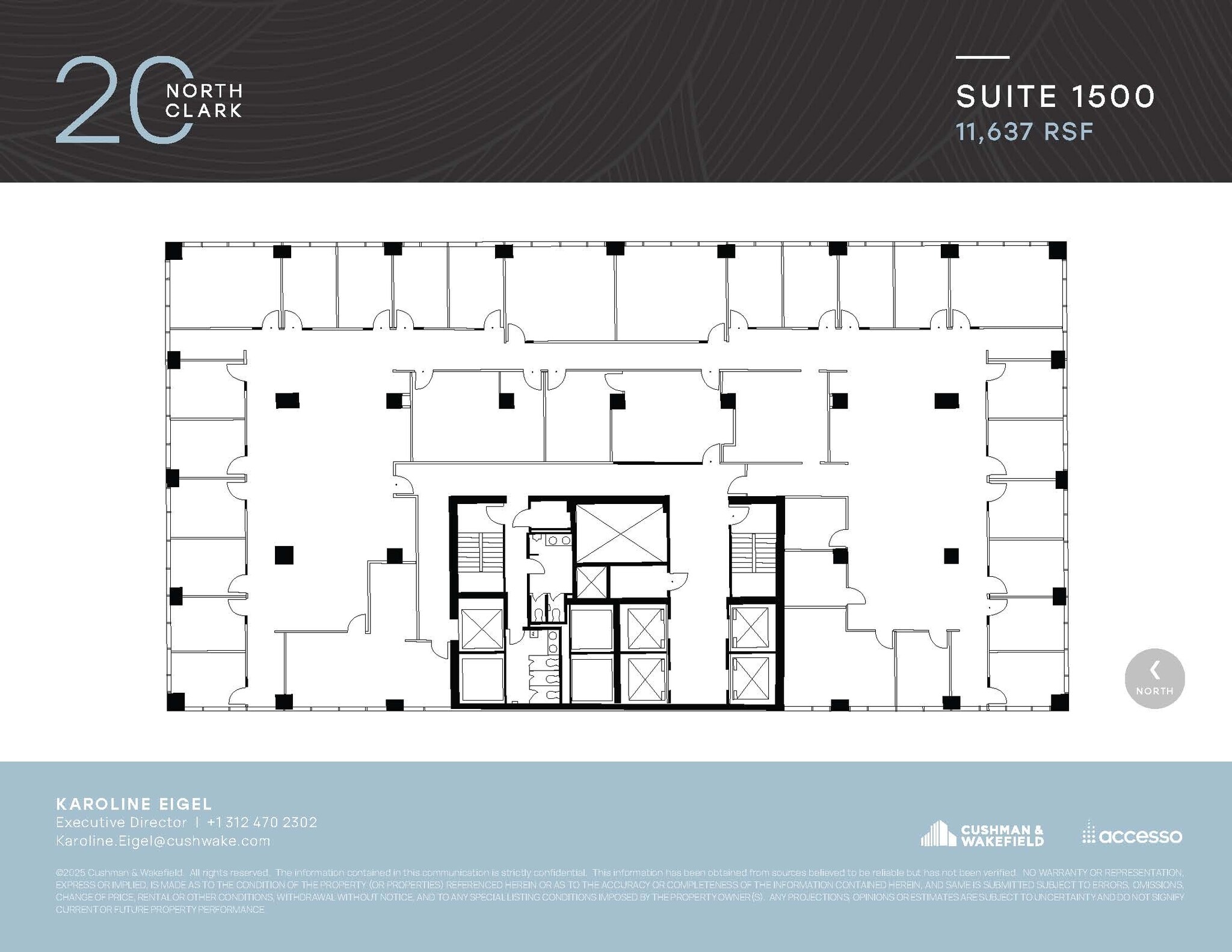 20 N Clark St, Chicago, IL for lease Floor Plan- Image 1 of 1