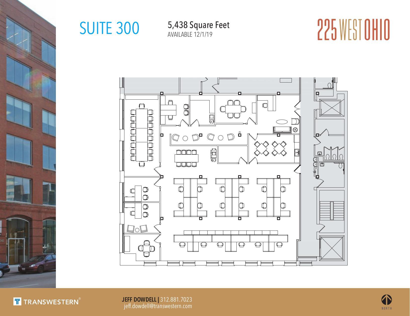 225 W Ohio St, Chicago, IL à louer Plan d  tage- Image 1 de 1