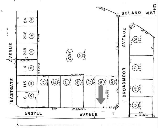 2780 Argyll Ave, Concord, CA for sale - Plat Map - Image 2 of 4