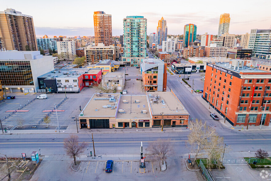 731-739 10 Ave SW, Calgary, AB for lease - Aerial - Image 2 of 6