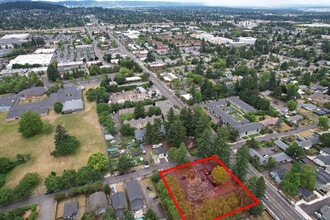 11104 SE Stark St, Portland, OR - Aerial map view