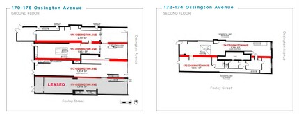 170-176 Ossington Ave, Toronto, ON à louer Plan d’étage- Image 1 de 1