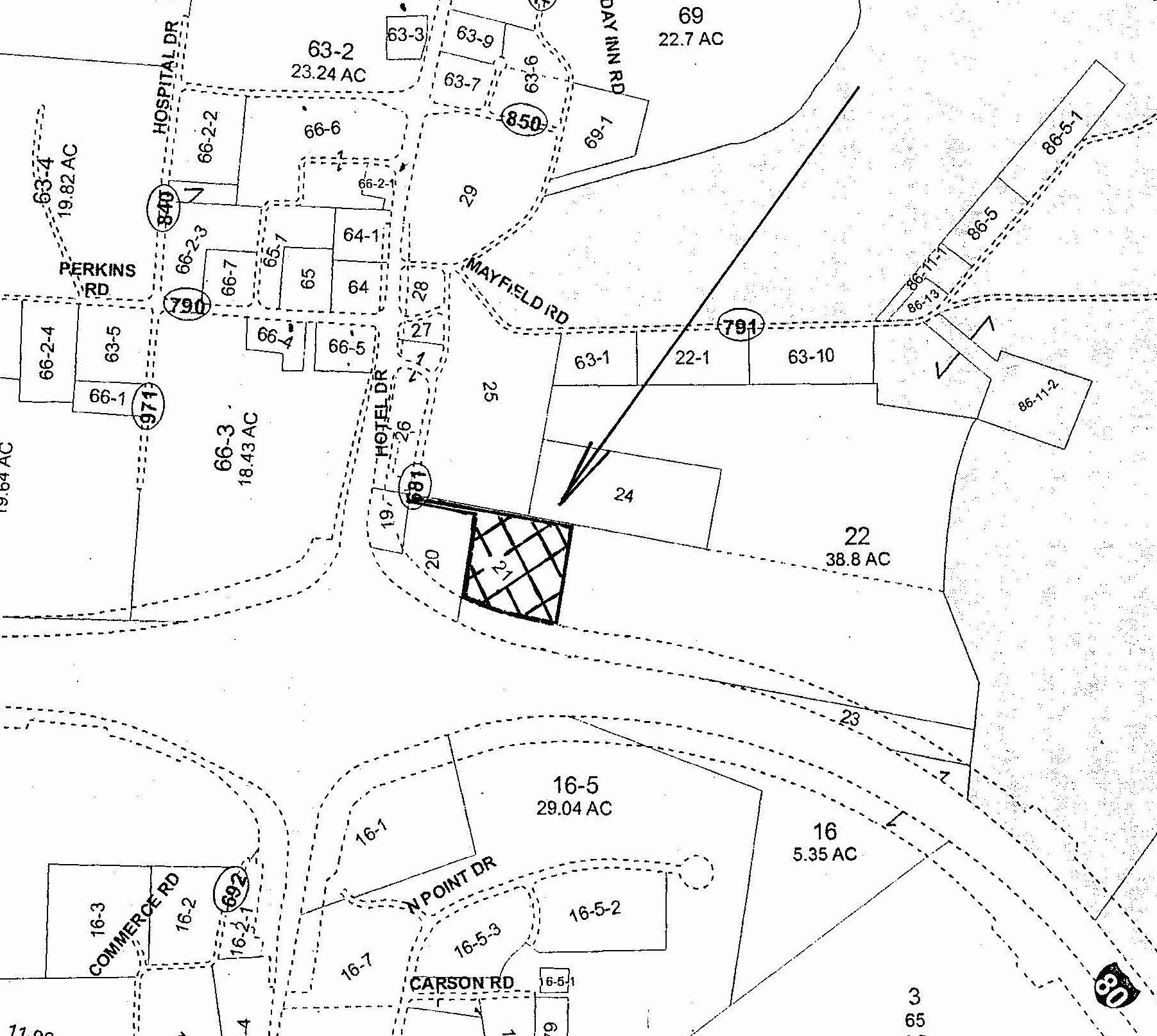 135 Hotel Dr, Clarion, PA à vendre Plan cadastral- Image 1 de 1