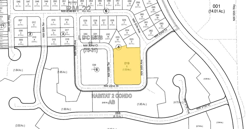 2221 NW 58th Ave, Lauderhill, FL for sale - Plat Map - Image 2 of 40