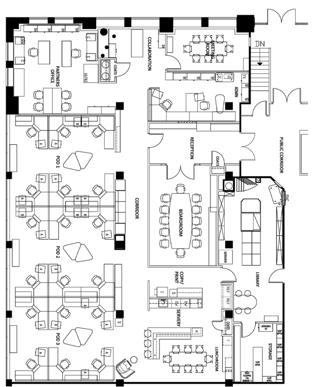 366 Adelaide St W, Toronto, ON à louer Plan d’étage- Image 1 de 1