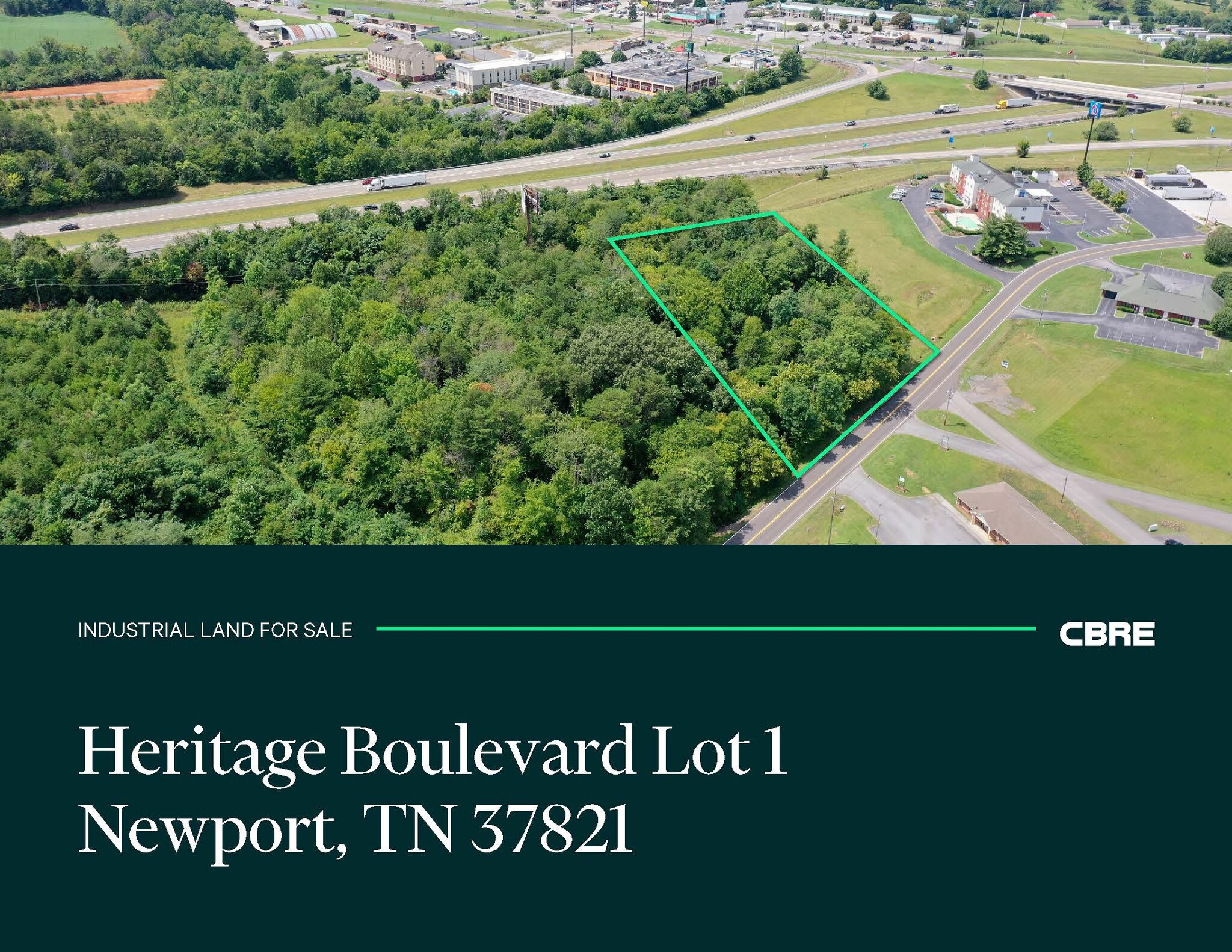 Heritage Blvd, Newport, TN for sale Aerial- Image 1 of 1