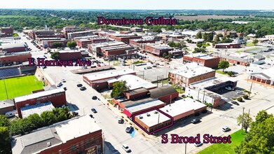 127 S Broad St, Guthrie, OK - AERIAL  map view - Image1