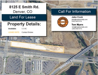 More details for 8125 E Smith Road - LAND, Denver, CO - Land for Lease