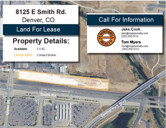 Plus de détails pour 8125 E Smith Road - LAND, Denver, CO - Terrain à louer