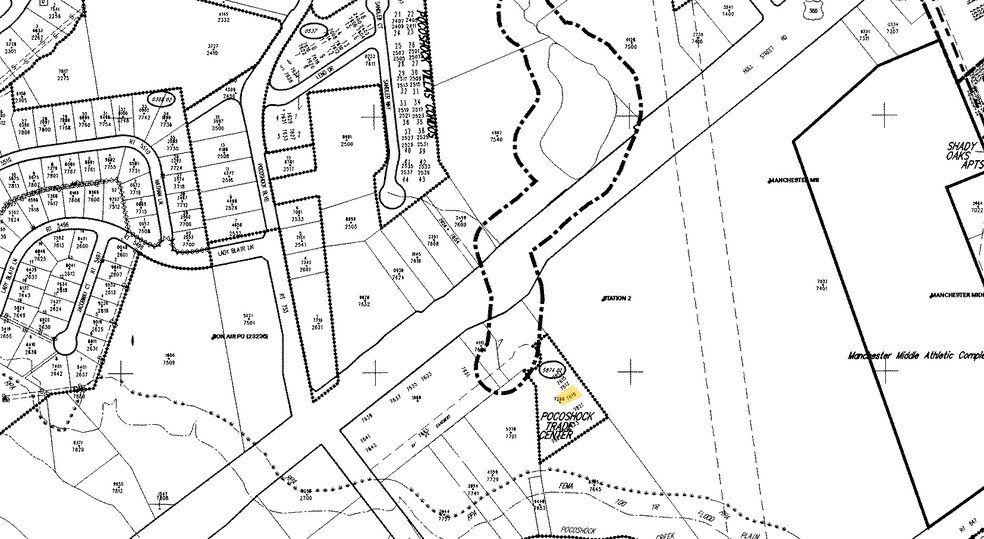7613-7627 Pocoshock Way, Richmond, VA à vendre - Plan cadastral - Image 1 de 1
