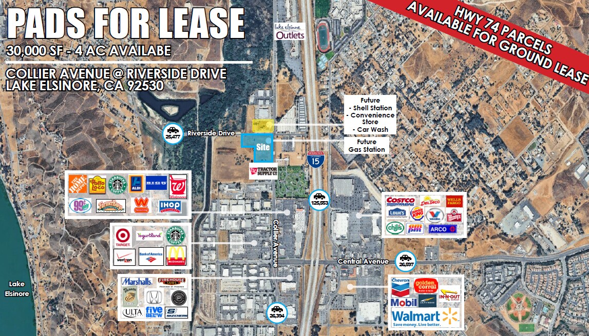 Collier Ave And Riverside Dr, Lake Elsinore, CA for lease Primary Photo- Image 1 of 5