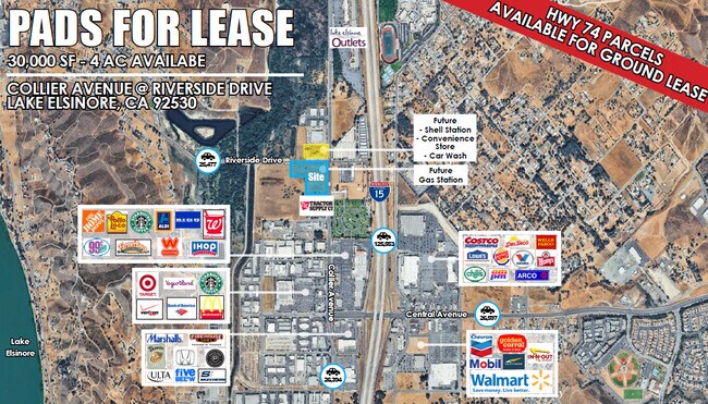 More details for Collier Ave And Riverside Dr, Lake Elsinore, CA - Land for Lease