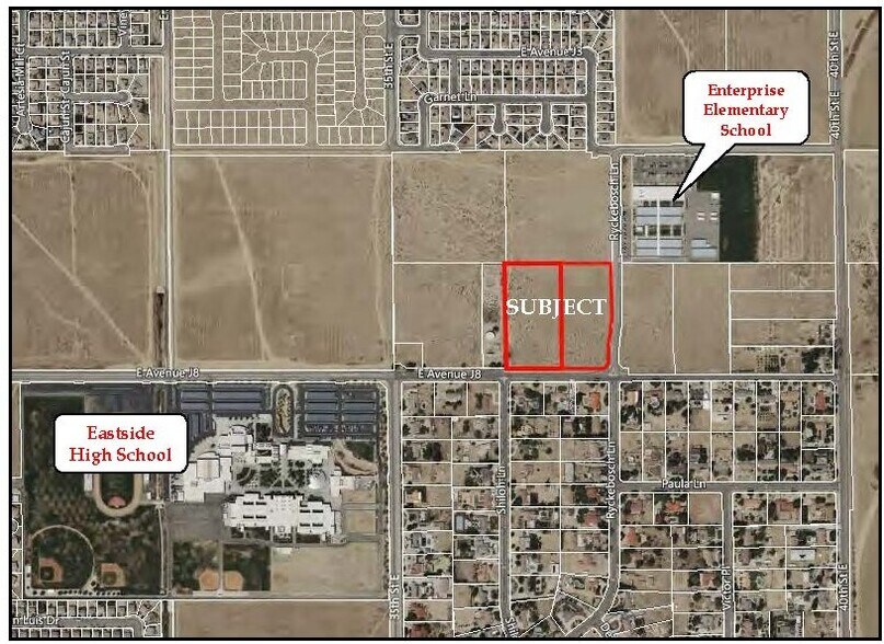 40 E Ave J-8, Lancaster, CA à vendre - Aérien - Image 1 de 3