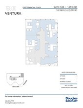 16830 Ventura Blvd, Encino, CA à louer Plan d’étage- Image 1 de 1