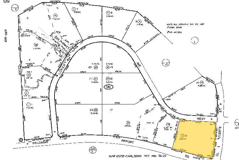 2793 Loker Ave W, Carlsbad, CA for lease - Plat Map - Image 2 of 6