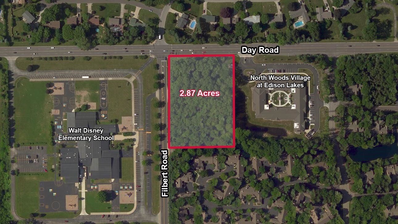 Day & Filbert Land, Mishawaka, IN for sale Aerial- Image 1 of 2