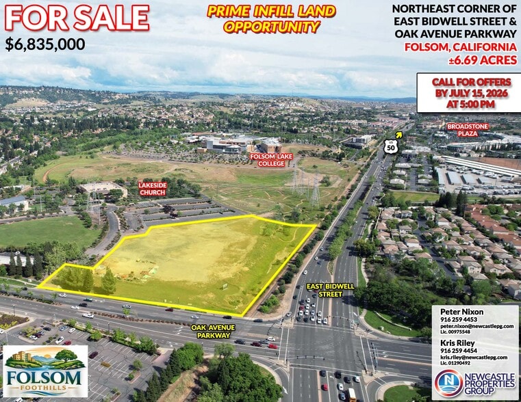 NEC East Bidwell Street & Oak Avenue Parkway, Folsom, CA for sale - Other - Image 1 of 1