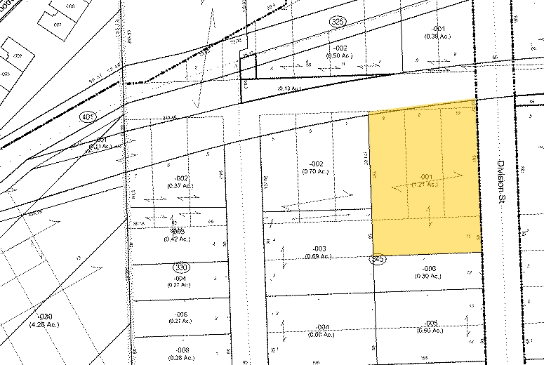 110 Division St, Manchester, MI for sale Plat Map- Image 1 of 2