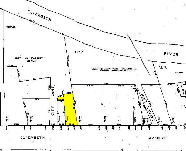 1040-1042 Elizabeth Ave, Elizabeth, NJ for lease - Plat Map - Image 2 of 4