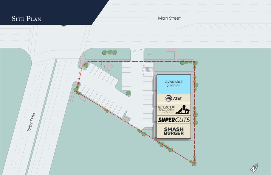 7811 Main St, Houston, TX à louer - Plan de site - Image 2 de 2