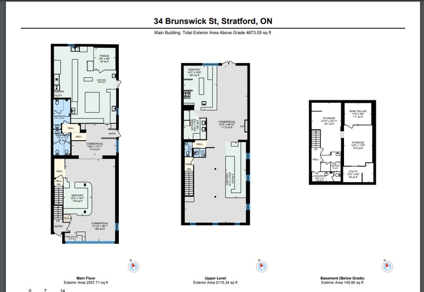 34 Brunswick St, Stratford, ON à vendre - Plan d’étage - Image 1 de 4