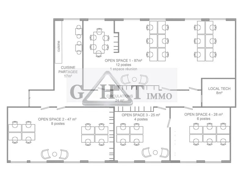 Office in Lognes for sale Floor Plan- Image 1 of 11