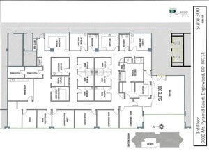 9800 Mt Pyramid Ct, Englewood, CO for lease Typical Floor Plan- Image 1 of 1