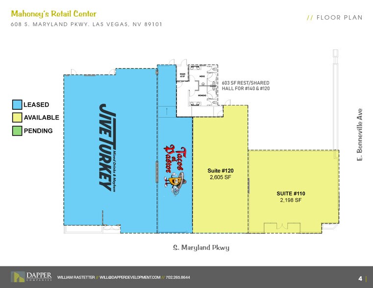 608 S Maryland Pkwy, Las Vegas, NV à louer - Photo du bâtiment - Image 3 de 8
