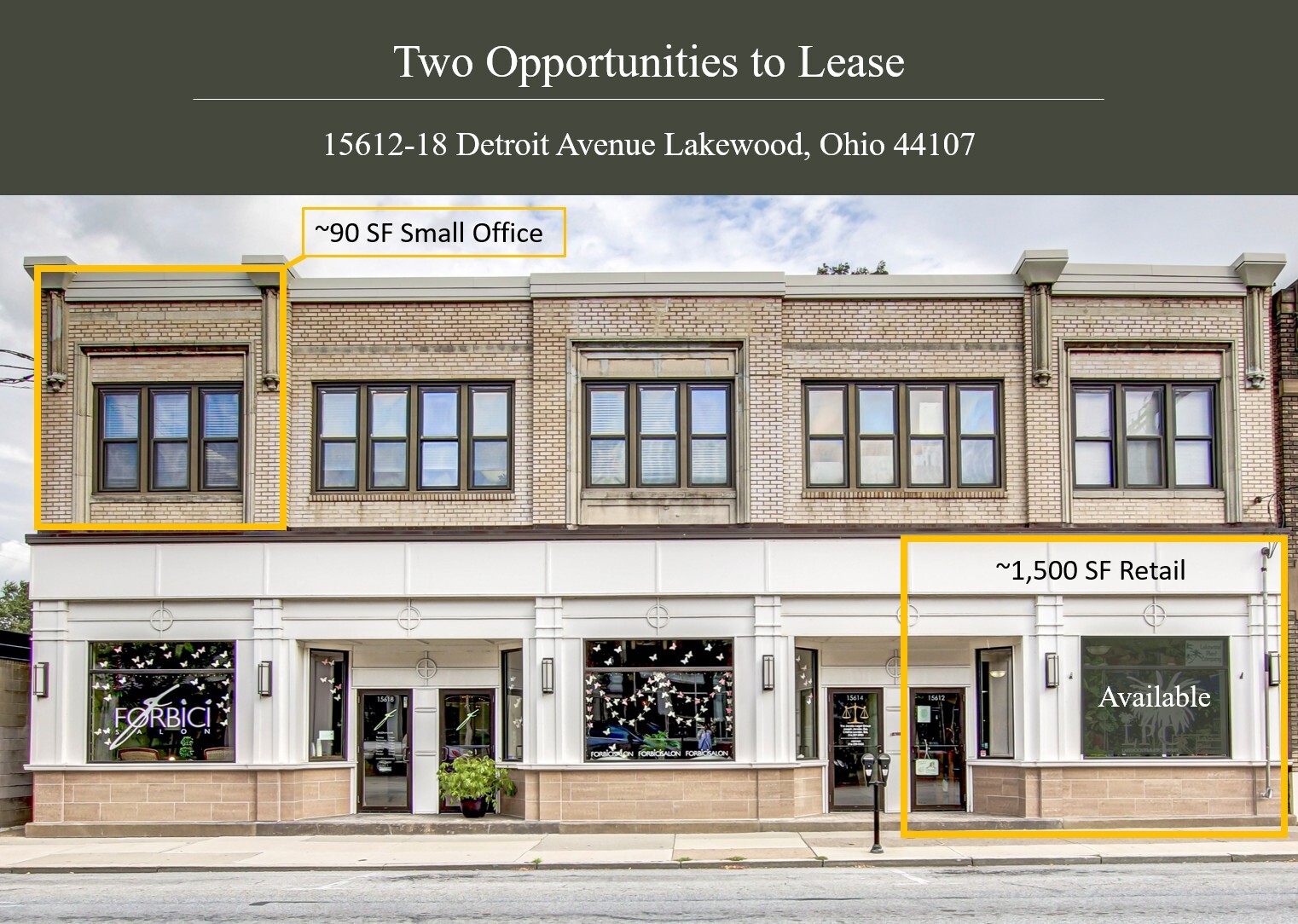 15612-15618 Detroit Ave, Lakewood, OH for lease Primary Photo- Image 1 of 6