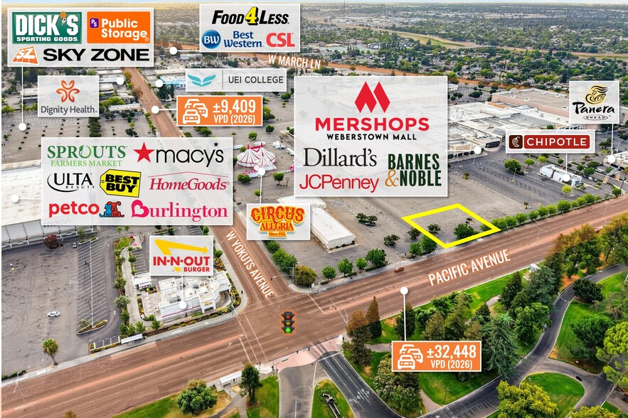 adj. to 5110 Pacific Ave, Stockton, CA for sale - Building Photo - Image 2 of 5
