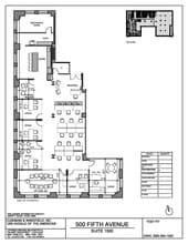 500 Fifth Ave, New York, NY à louer Plan d’étage- Image 1 de 4