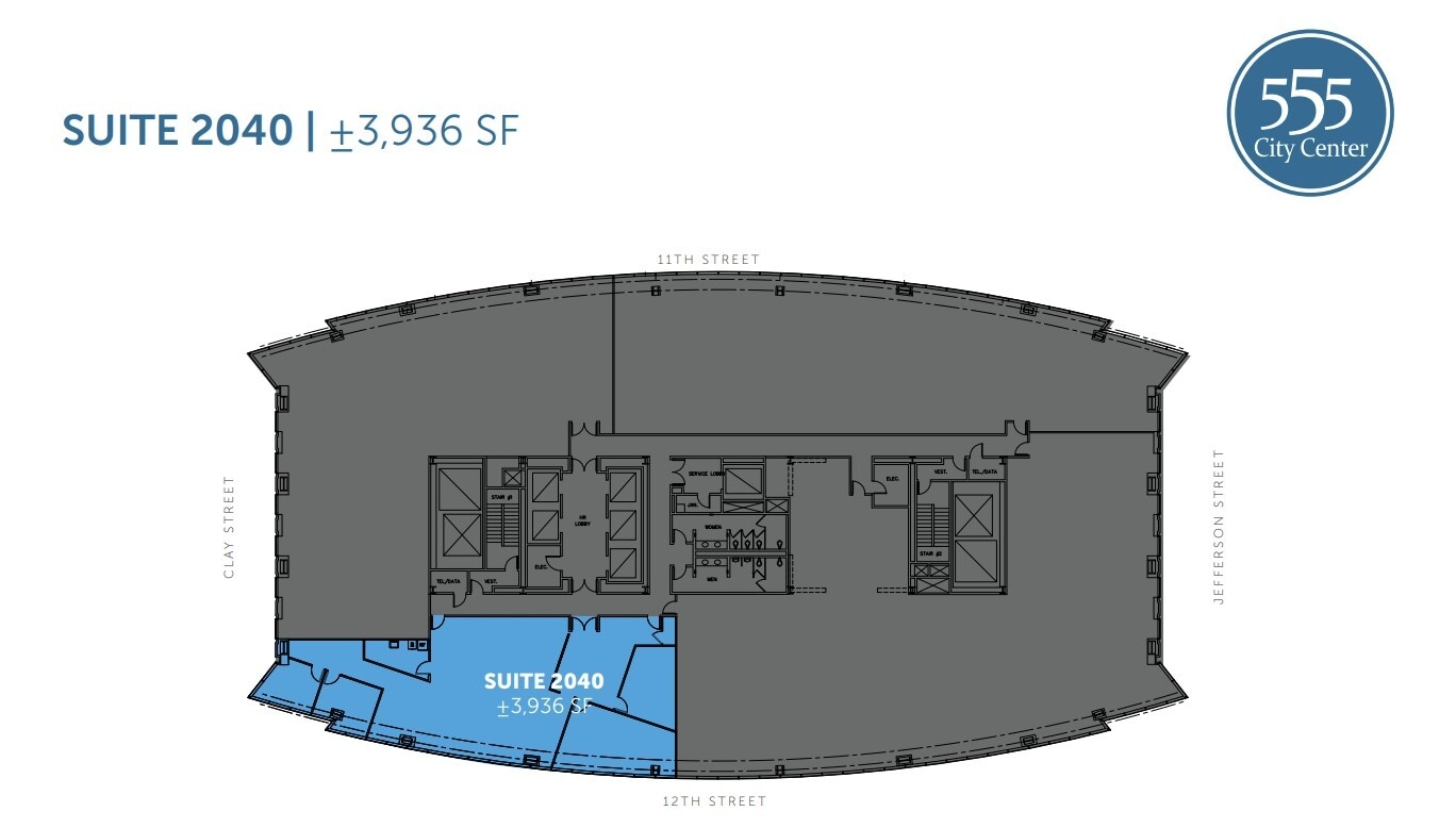 555 12th St, Oakland, CA for lease Floor Plan- Image 1 of 1