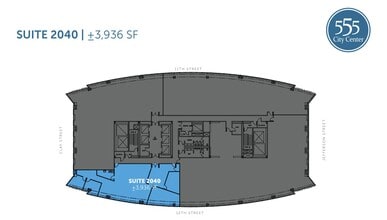 555 12th St, Oakland, CA for lease Floor Plan- Image 1 of 1