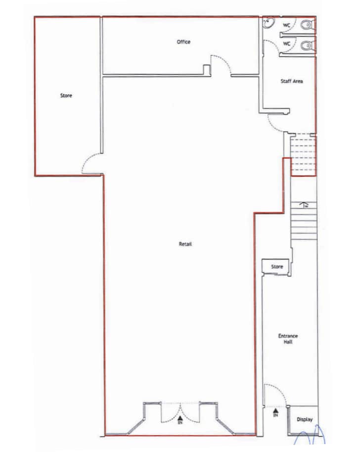 36-37 George St, Hove for lease Floor Plan- Image 1 of 1