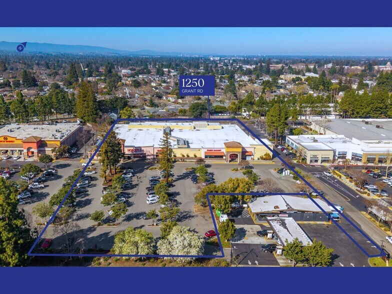 1350 Grant Rd, Mountain View, CA à louer - Aérien - Image 3 de 10