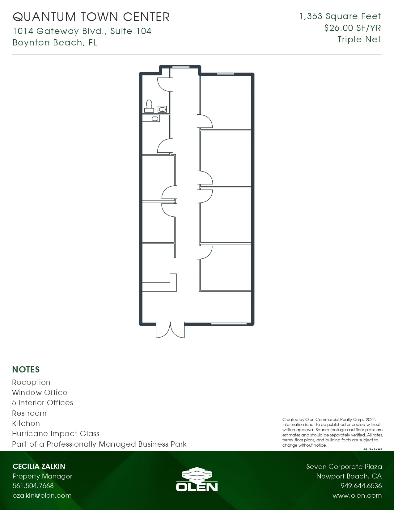 1000-1090 Gateway Blvd, Boynton Beach, FL à louer Photo intérieure- Image 1 de 1