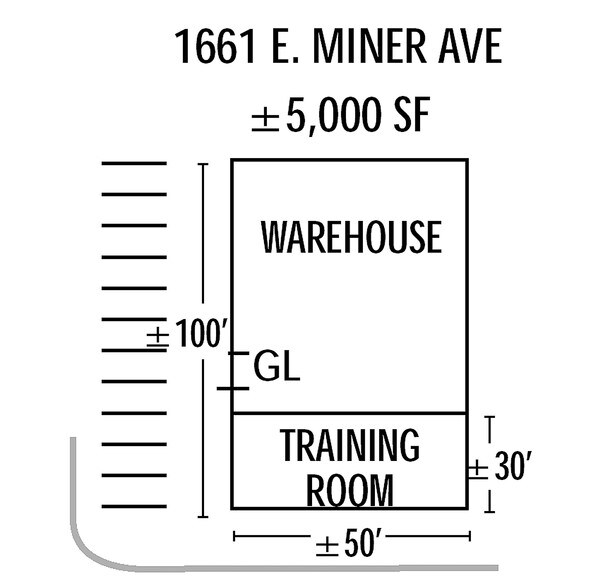 1661 E Miner Ave, Stockton, CA for sale - Typical Floor Plan - Image 2 of 10