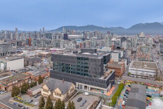 110 E 5th Ave, Vancouver, BC - AERIAL  map view
