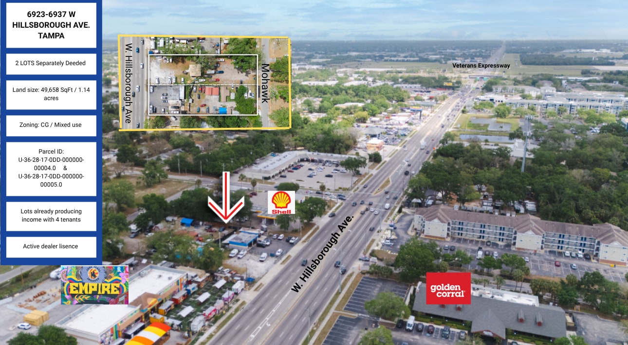 6923 W Hillsborough Ave, Tampa, FL à vendre Photo du bâtiment- Image 1 de 4