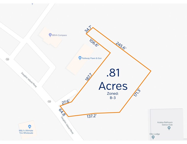 2611 Dauphin Island Pkwy, Mobile, AL à vendre - Autre - Image 1 de 3