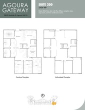 28632 Roadside Dr, Agoura Hills, CA à louer Plan d’étage- Image 1 de 1