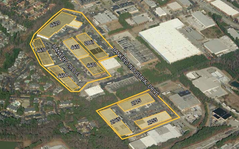 4400 Bankers Cir, Atlanta, GA à louer Aérien- Image 1 de 3